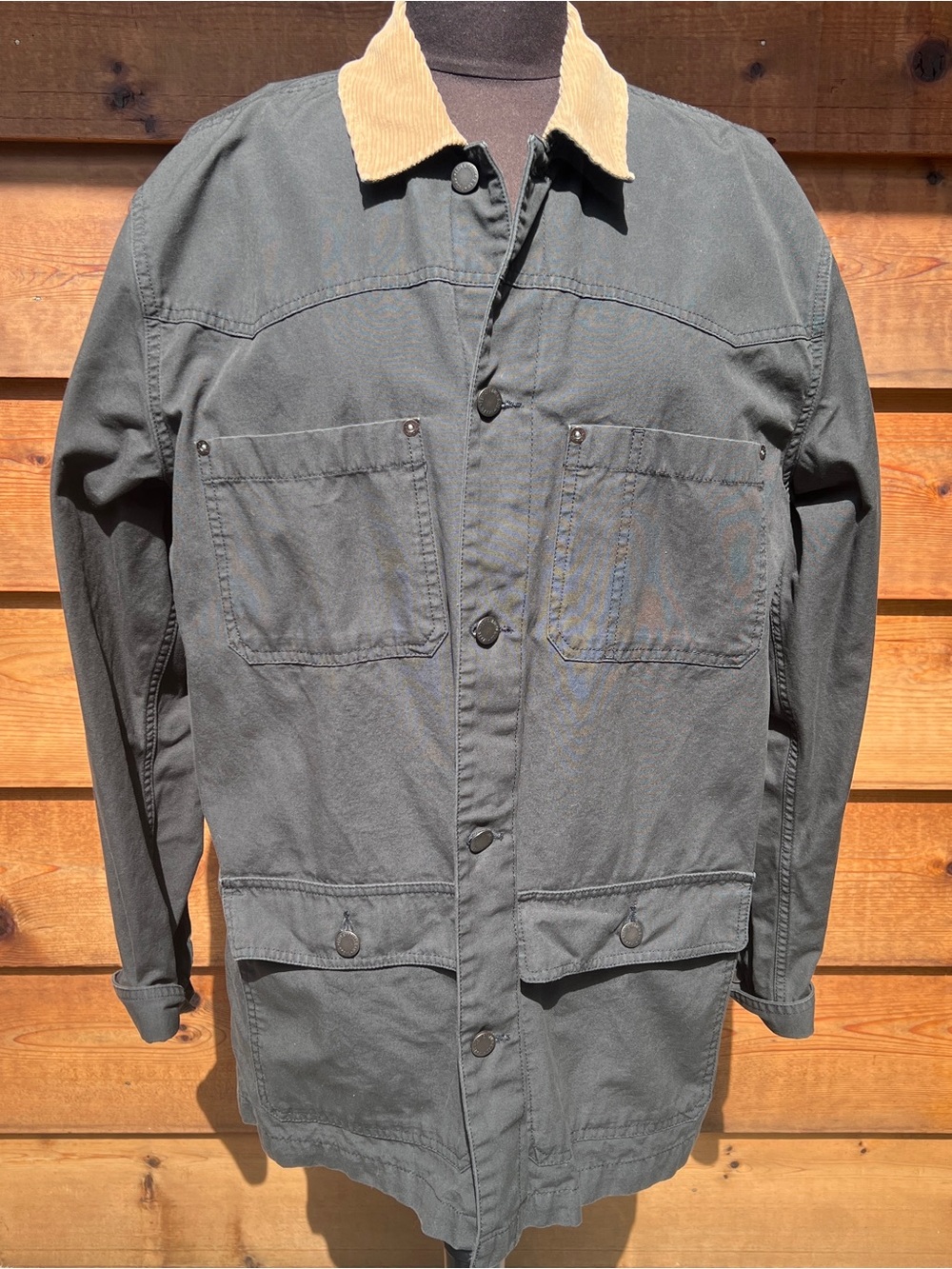 Levi's Barn Jacket with Tan Corduroy Collar